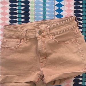 american eagle outfitters light pink shorts!